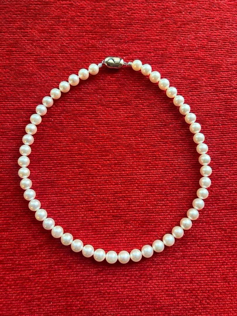 花珠高級本真珠パールネックレスとピアスセット