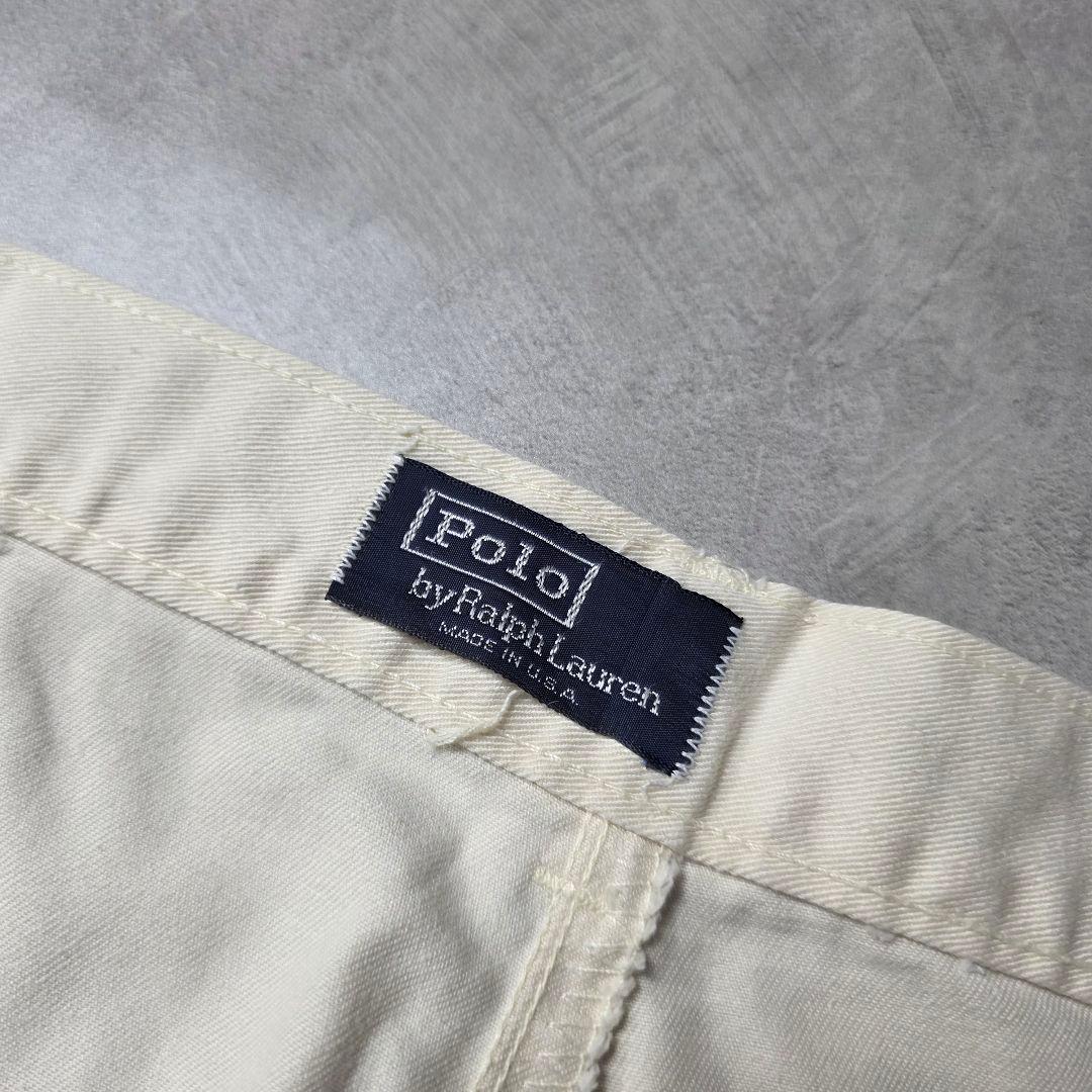 PoloByRalphLaurenラルフローレンUSA製チノパンポロチノW40