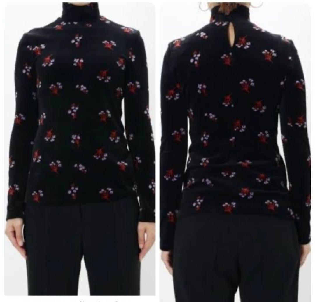 【mame kurogouchi 】Floral Velour Jacquard