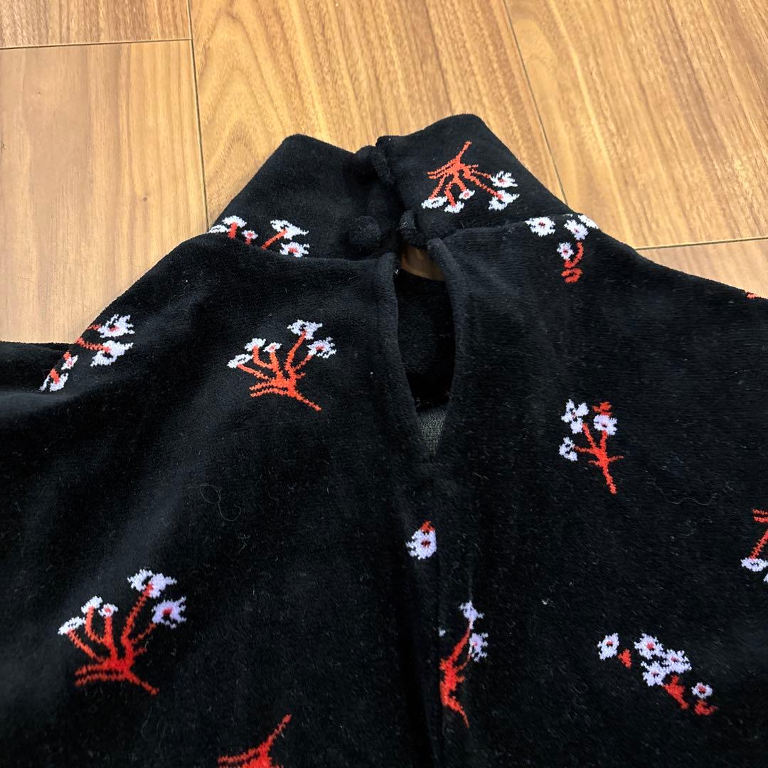 【mame kurogouchi 】Floral Velour Jacquard