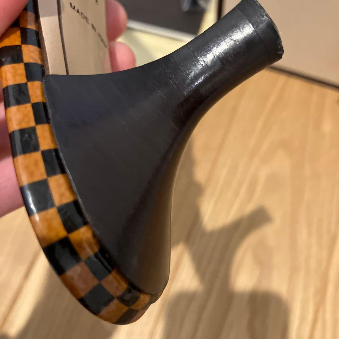 ベヤ♡ルイヴィトン ダミエ ヒール サンダル ミュール 35 1/2