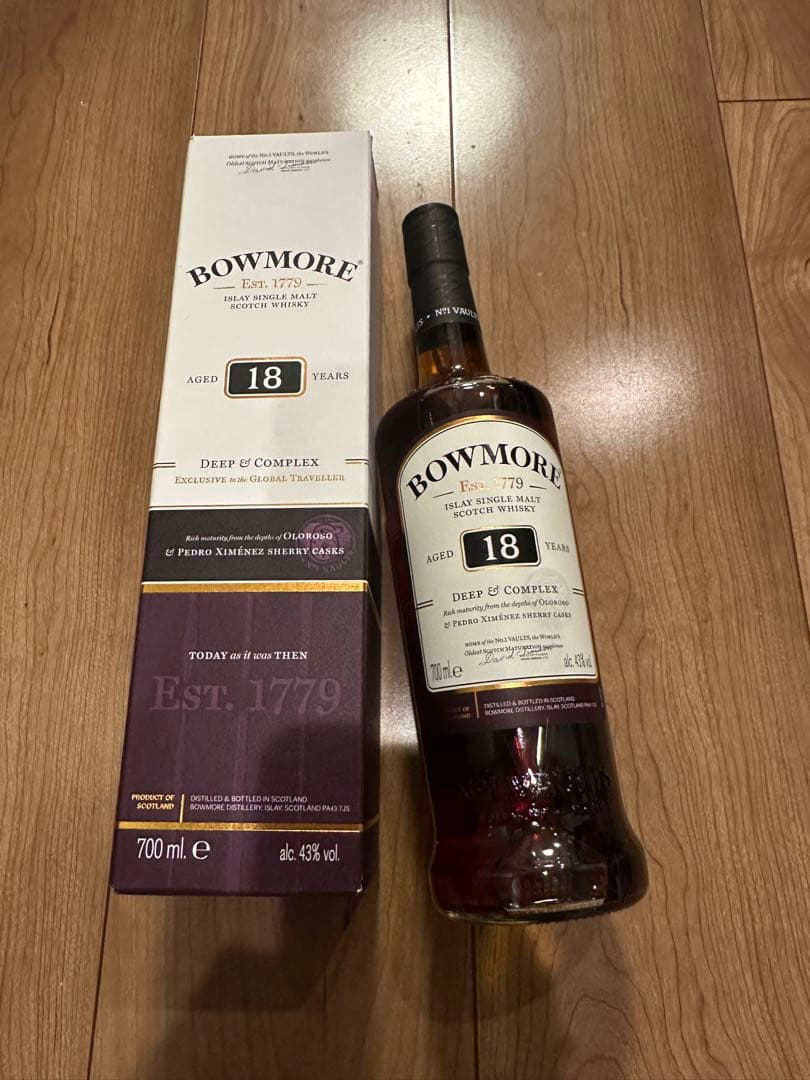 BOWMORE 18年 ウイスキー 700ml 43%