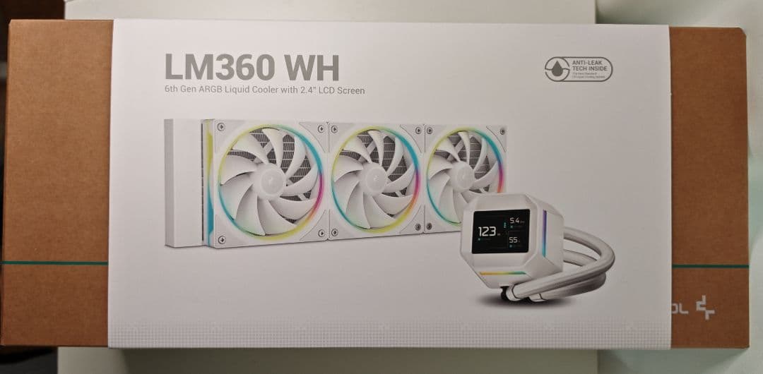 DeepCool LM360 ホワイト 360mm 簡易水冷