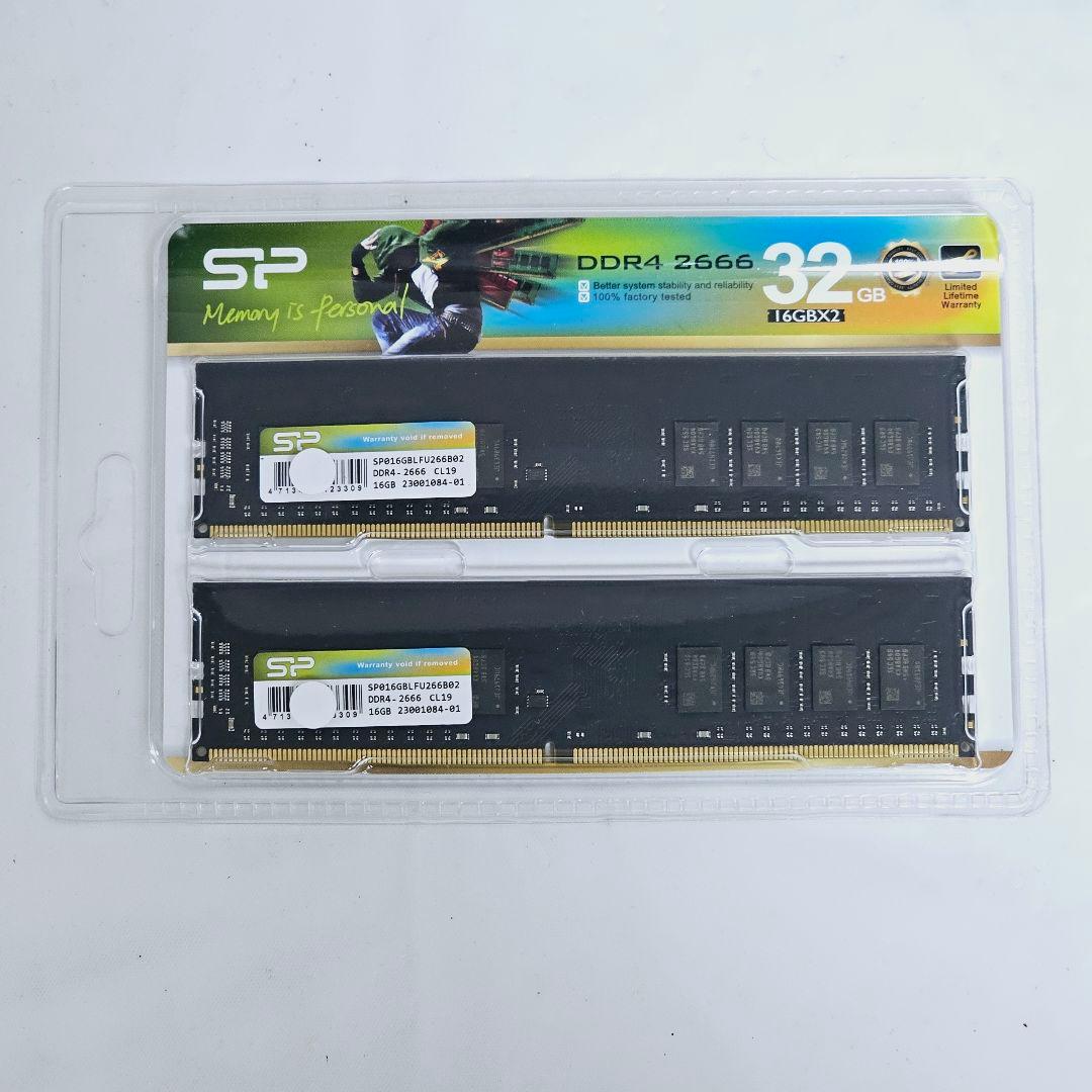 新品未開封 SP SP016GBLFU266B22 8GB ×2枚（計16GB）