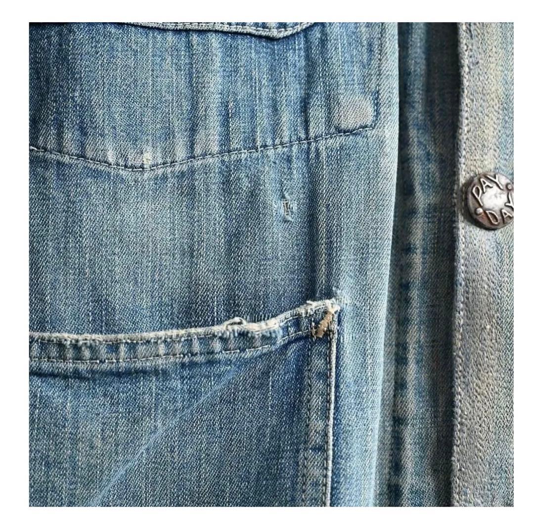 1920's PAY DAY カバーオール チンスト　チェンジボタン　ビンテージ