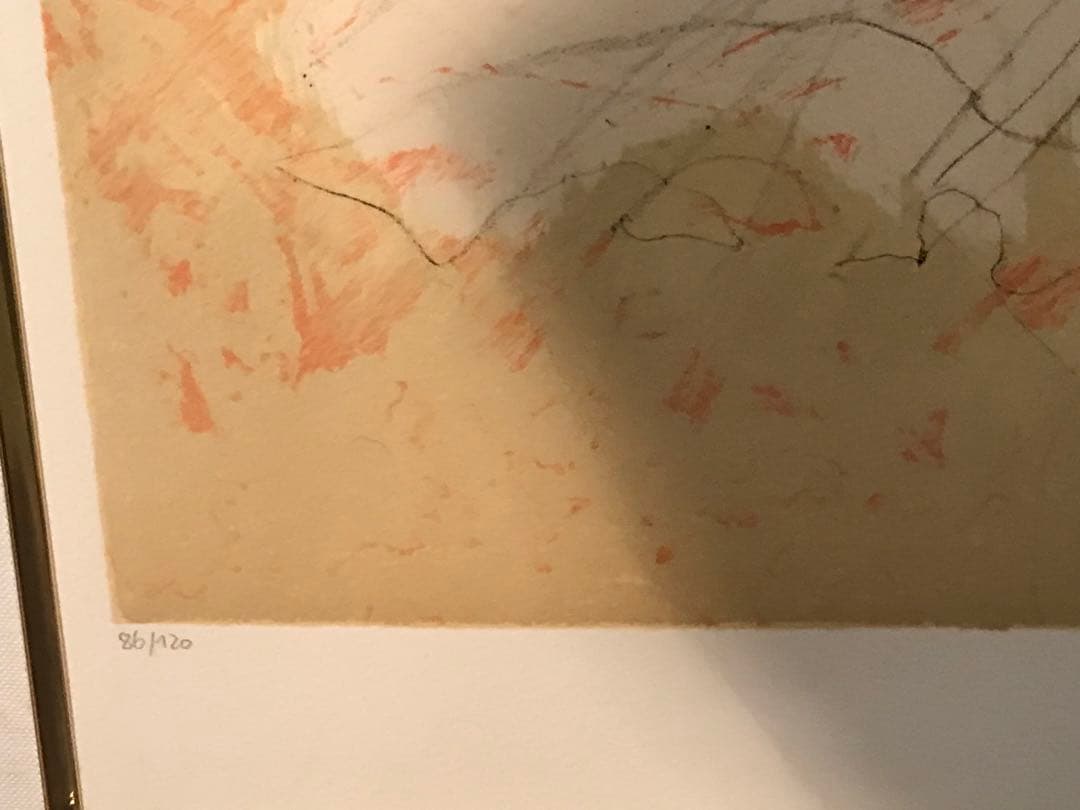 ちろさま専用　ジャンセン「後ろ姿のバレリーナ」　リトグラフ　直筆サイン有り