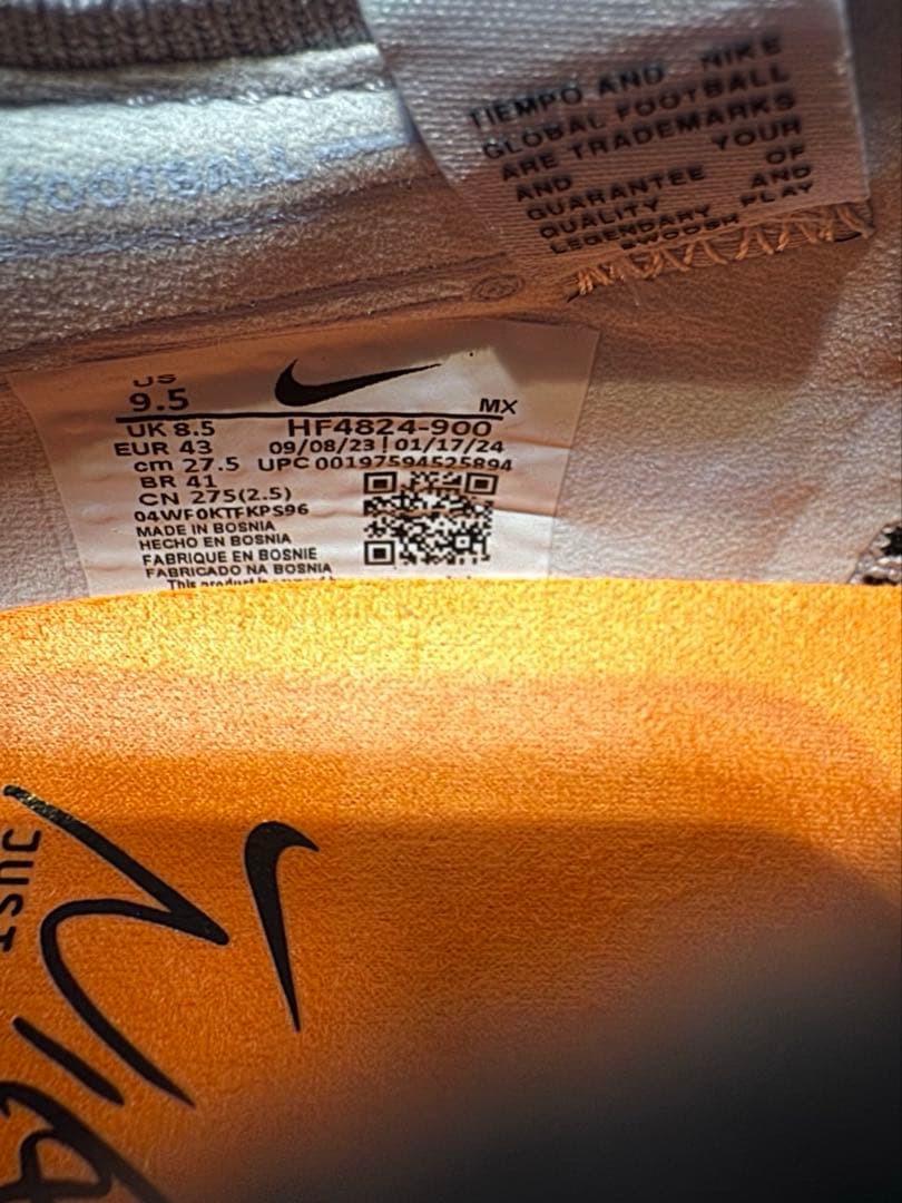 ナイキ　ティエンポ　レジェンド　10 エリート sg 27.5 プロモ