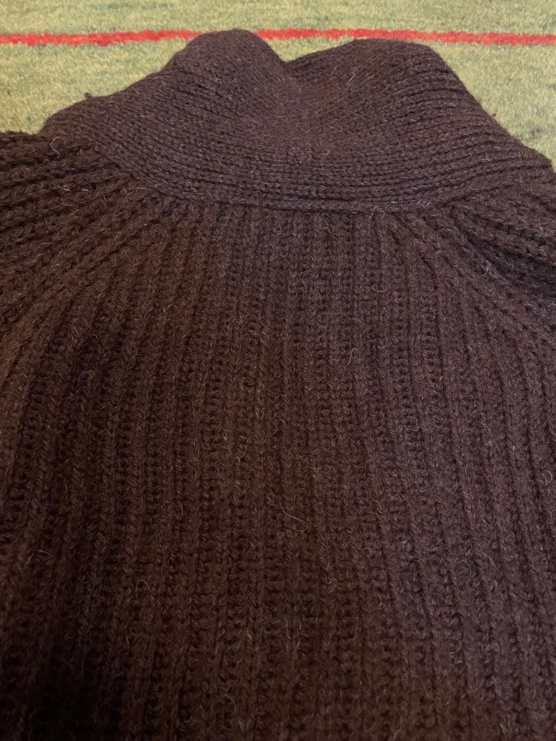 【再値下げ】Black Sheep ショールカラーカーディガン　サイズL 英国製