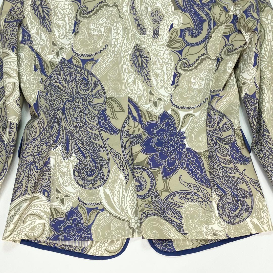 【ド派手】ETRO ペイズリー柄 テーラードジャケット　46 S