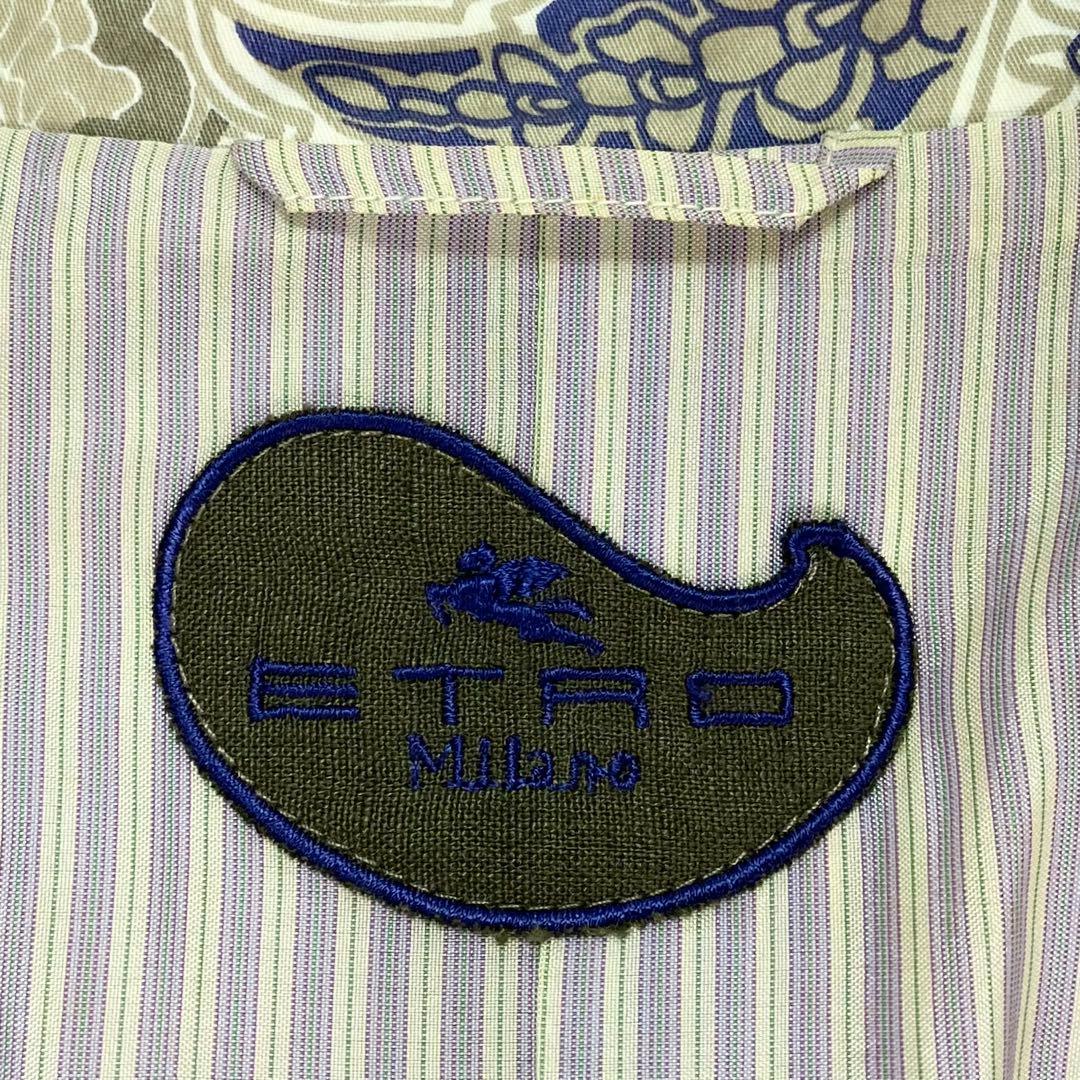 【ド派手】ETRO ペイズリー柄 テーラードジャケット　46 S