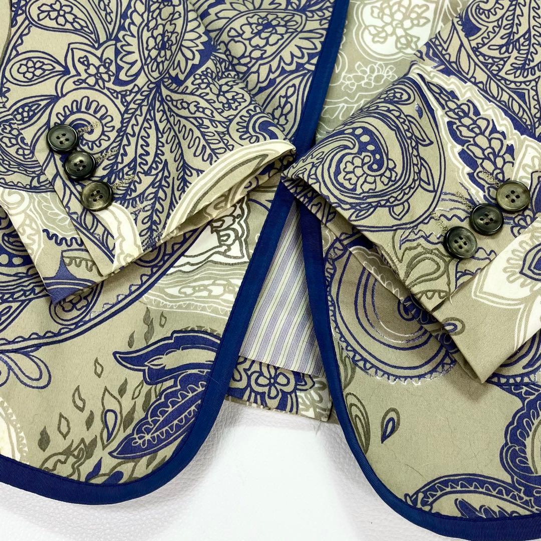 【ド派手】ETRO ペイズリー柄 テーラードジャケット　46 S