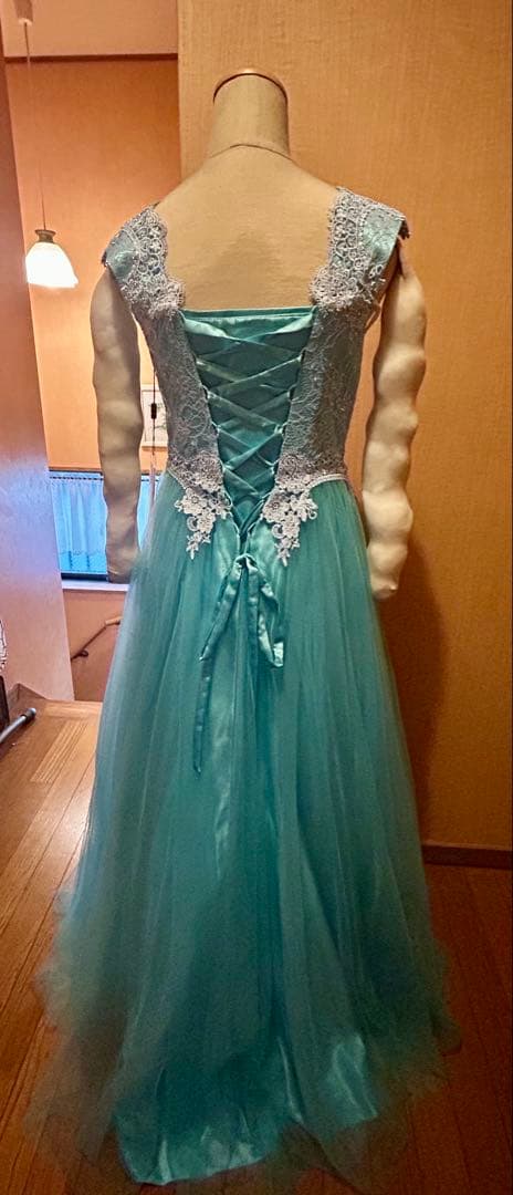 FUTABA YOKO PRODUCE ロングドレス パーティー 水色