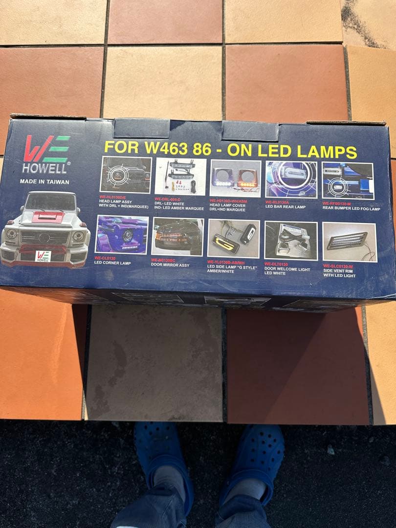 WE-HL0130F-RHD-CH W463 G-Class ヘッドランプ