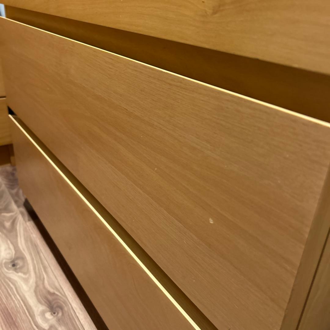 IKEA MALM マルム チェスト4段 バーチ　　引き出しタンス 箪笥