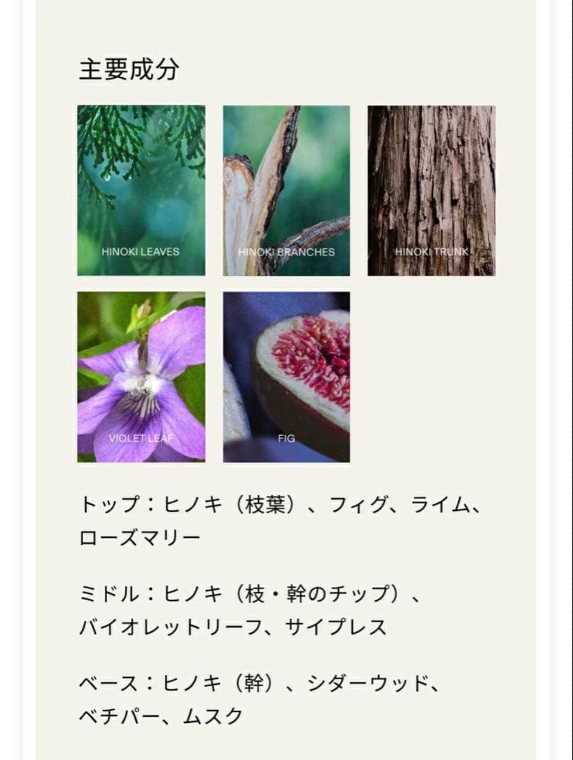 【値下げ】BAUM ヒノキフォレスト 60ml オードトワレ