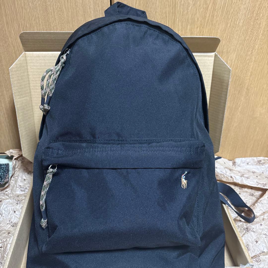 ポロ ラルフローレン バックパック マルチカラー ポニー刺繍 博多阪急購入品