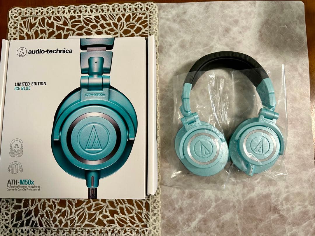 audio-technica ATH-Ｍ50x アイスブルー(限定色)