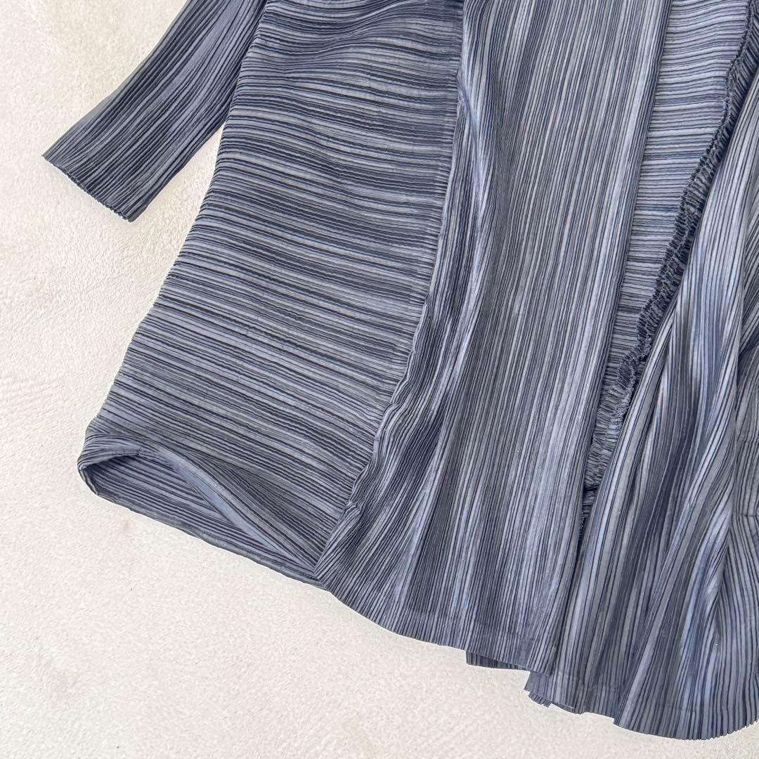 ISSEY MIYAKE 変形　ボレロ　ブラック　プリーツ　長袖　シルク