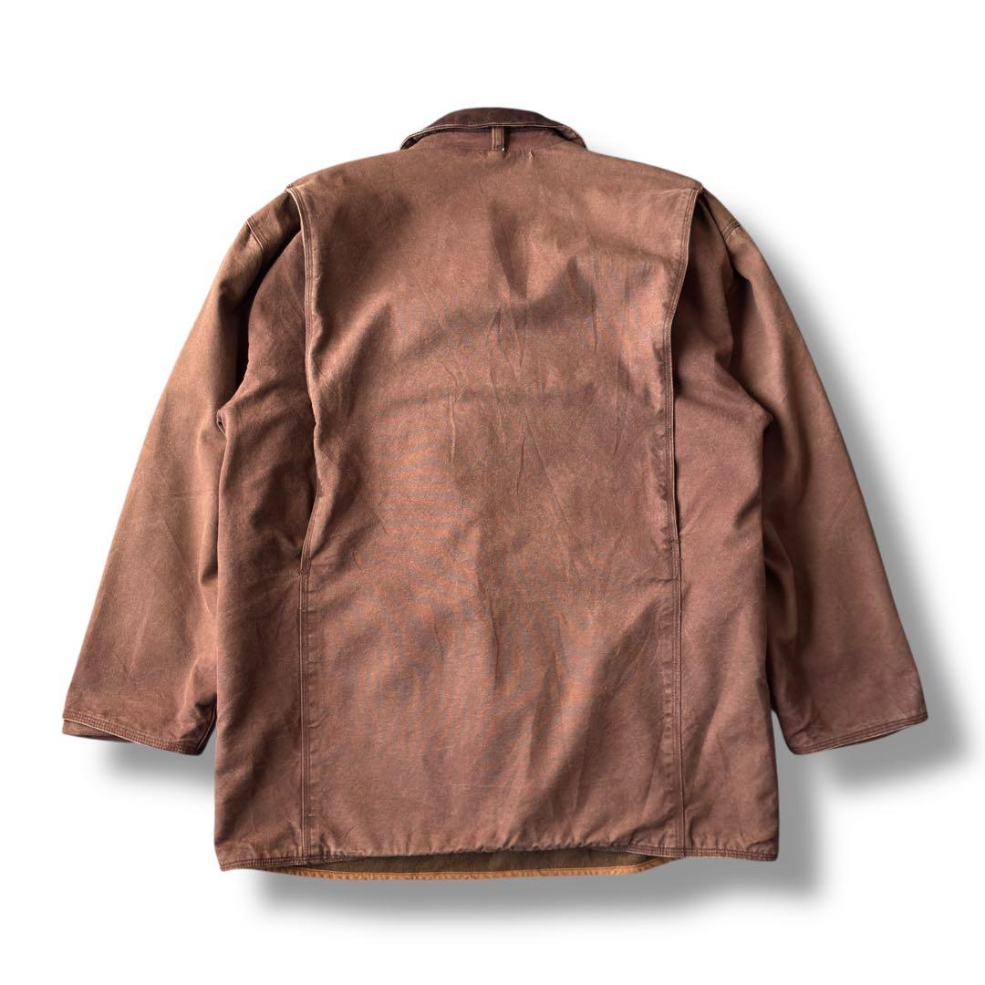 ［襟レザー］90s J.CREW“カバーオール“ライナー付き ジャケット