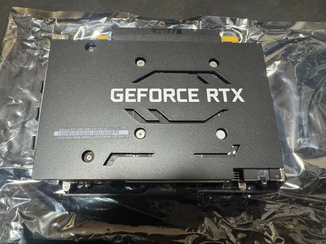 グラフィックボード・グラボ・ビデオカード MSI GeForce RTX 3060 AERO ITX 12G OC