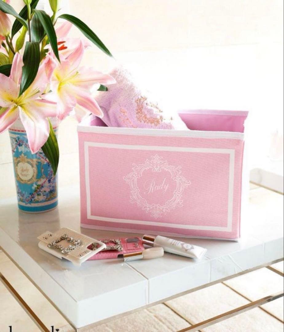 Rady ホテルシリーズ 収納ボックス 6個セット ピンク