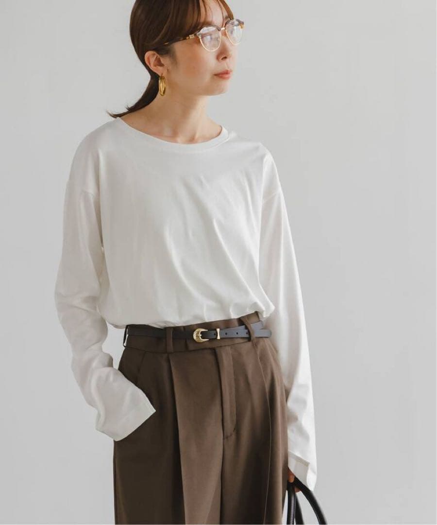 25AW初回生産分♡NOBLEスーピマコットンローズペトールロンTee新品タグ付