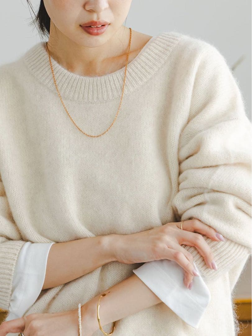 25AW初回生産分♡NOBLEスーピマコットンローズペトールロンTee新品タグ付