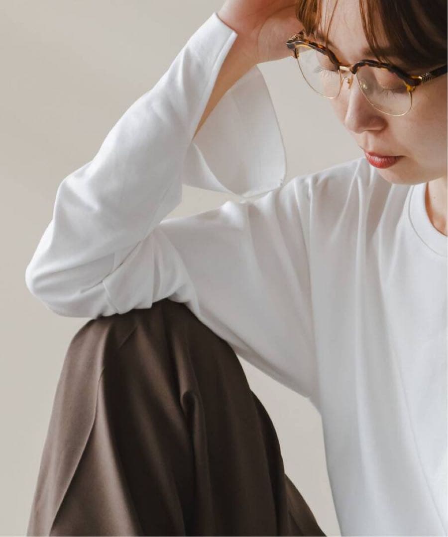 25AW初回生産分♡NOBLEスーピマコットンローズペトールロンTee新品タグ付