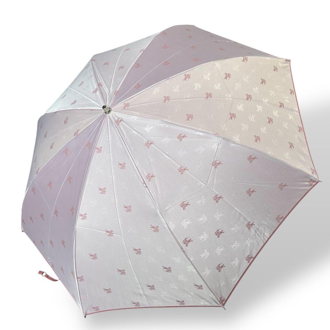 【新品タグ付き】Burberry　折りたたみ傘　ピンク