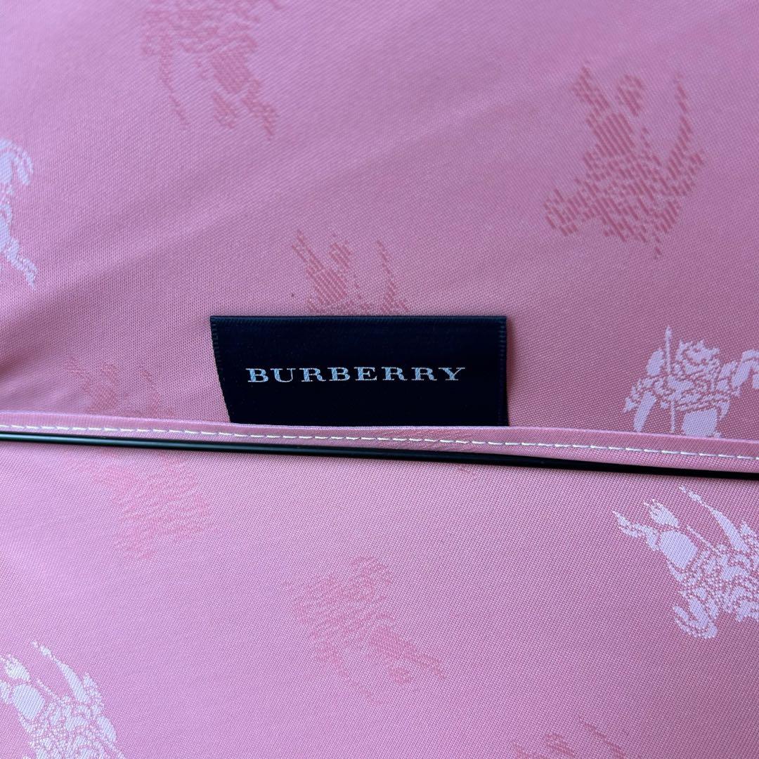 【新品タグ付き】Burberry　折りたたみ傘　ピンク