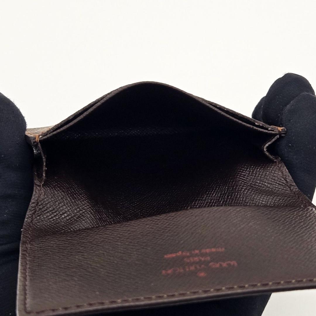 ママさん カードケース ダミエ ブラウン 名刺入れ アンヴェロップ