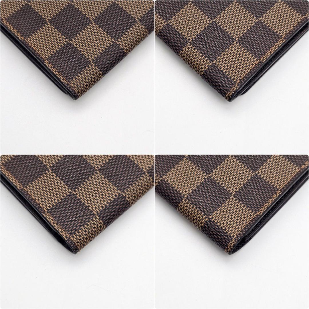 ママさん カードケース ダミエ ブラウン 名刺入れ アンヴェロップ