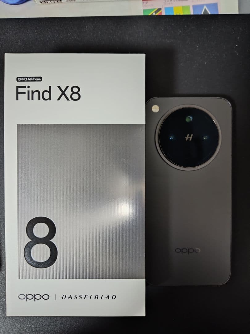 【美品】OPPO Find X8 国内版 スペースブラック 16+512GB