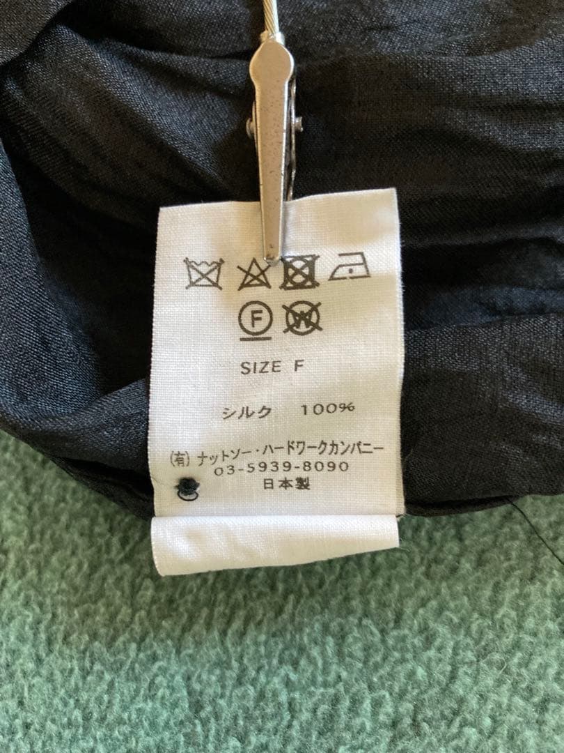 新品未使用　トゥジュー　チュニック　ブラック　シルク