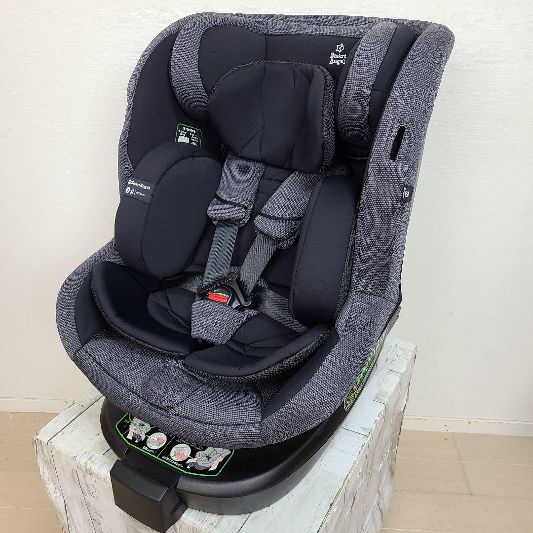 と*か様 西松屋　ターンレジェネクストST-BK ISOFIX対応 チャイルドシ