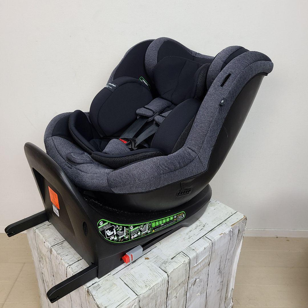 と*か様 西松屋　ターンレジェネクストST-BK ISOFIX対応 チャイルドシ