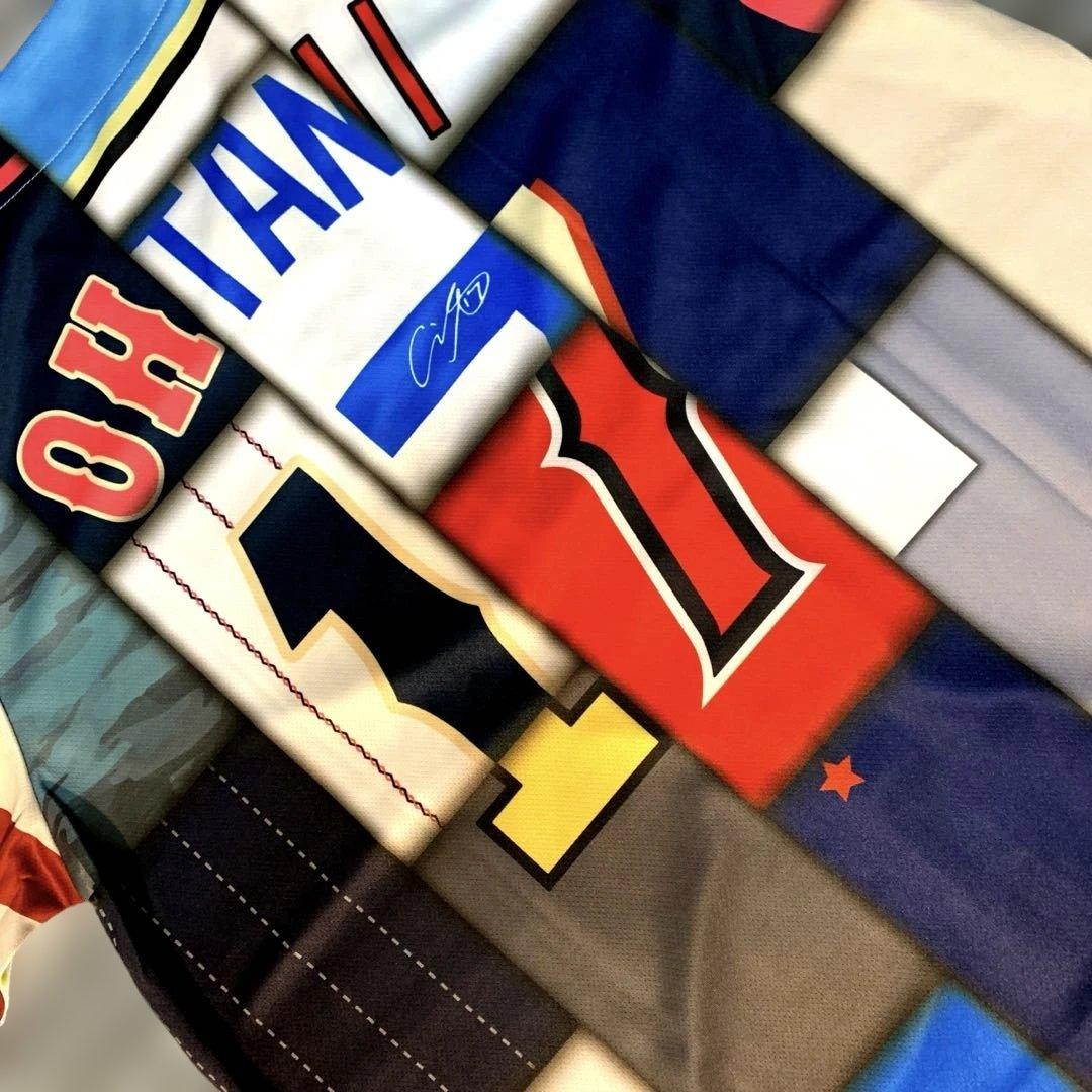 大谷翔平　signatureブランド　歴代ミックスデザインユニフォーム　ラスト１