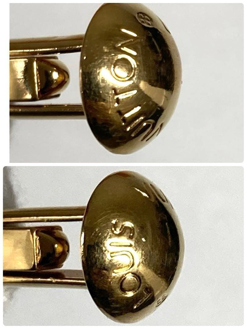 美品　ルイヴィトン　ブトン　ドゥマンシェット　　　カフスボタン　カフス