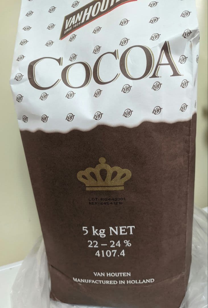 バンホーテン　ココアパウダー　業務用　5キロ
