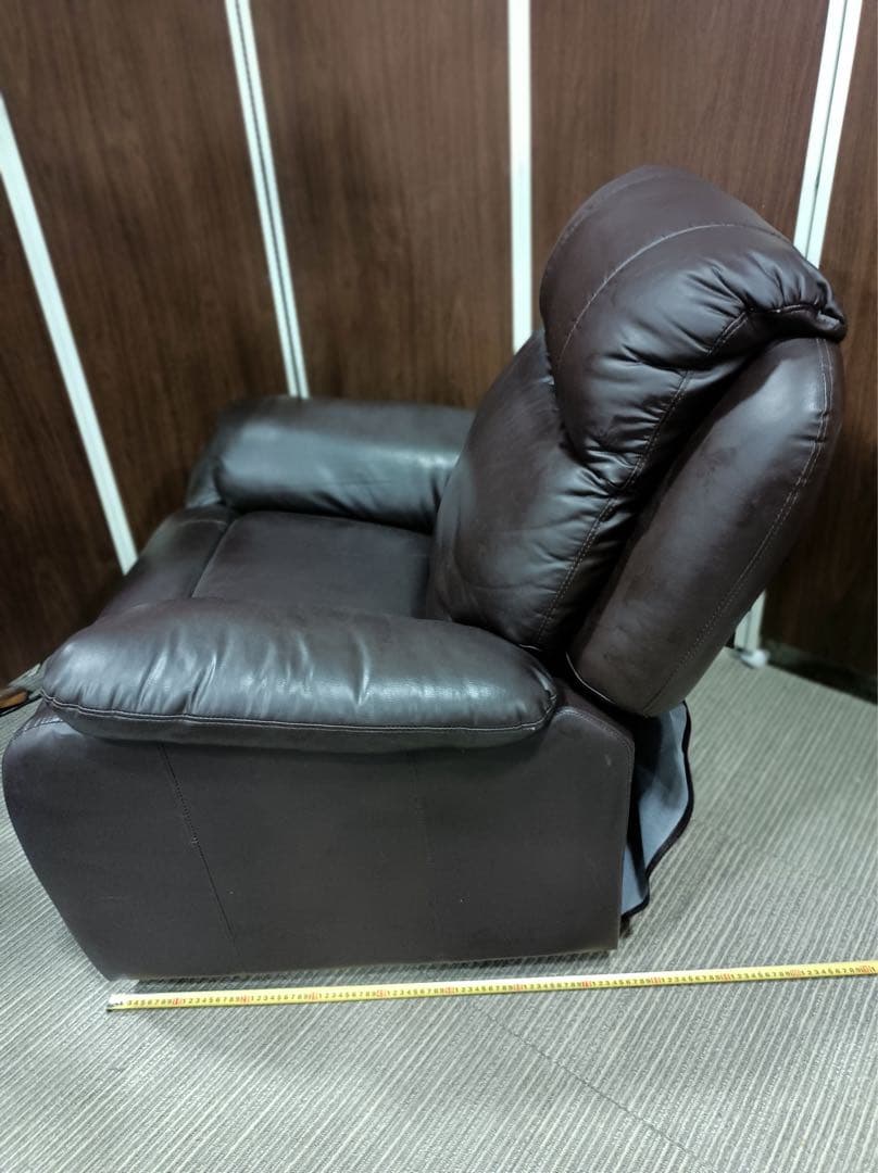 八6402【SHIFFON】シフォン 電動リクライニングソファ(キャスター付)