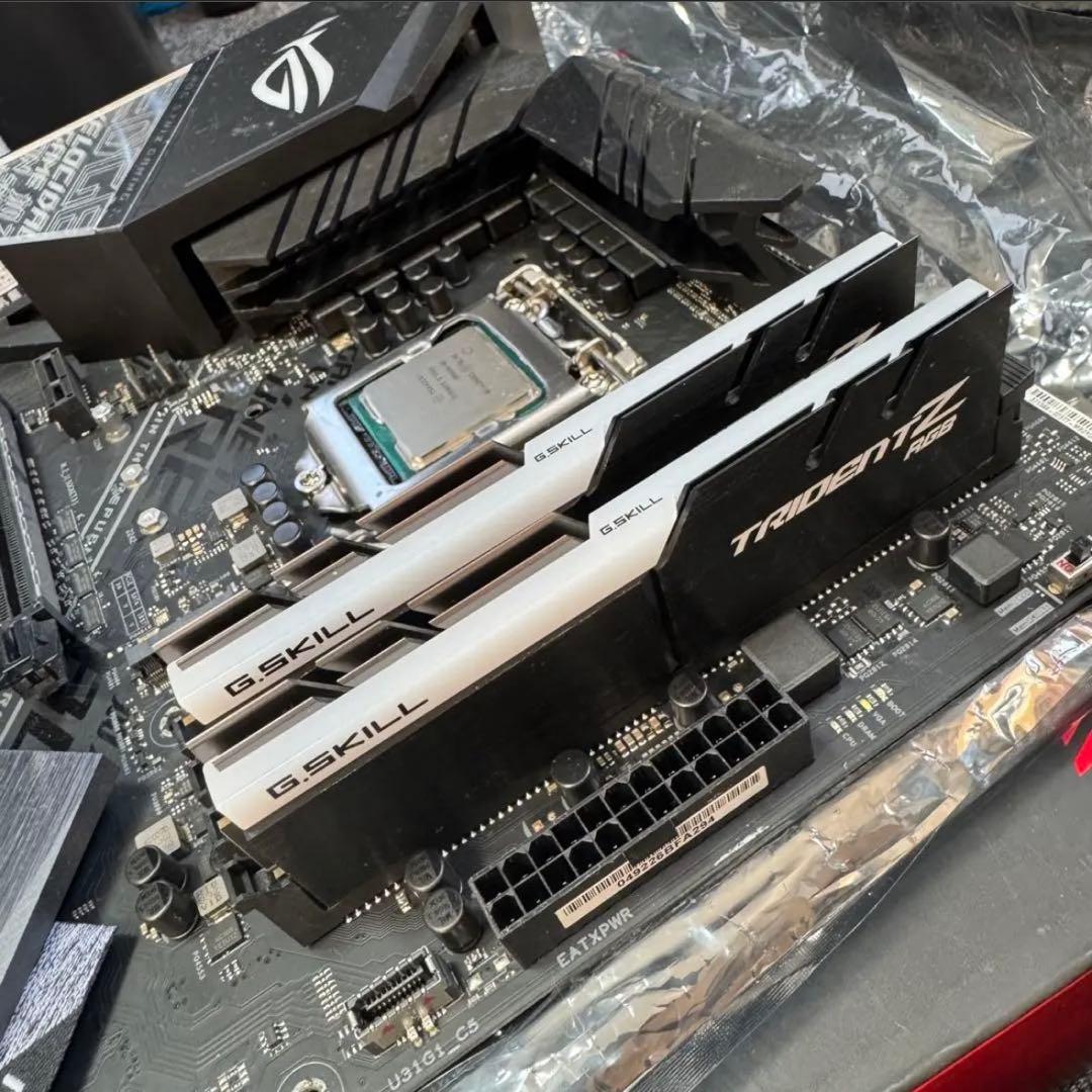 Core i9 9900K マザーボード・メモリ・電源・CPUクーラーセット