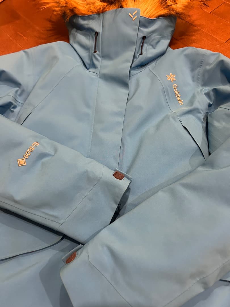 Goldwin GORE-TEX スキーウェア Mサイズ 水色