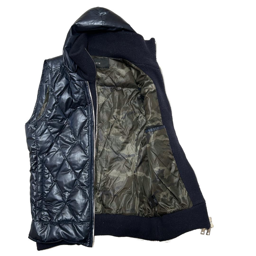 定価15.4万AKM SHINY TAFFETA DIA SKI ダウンベストM