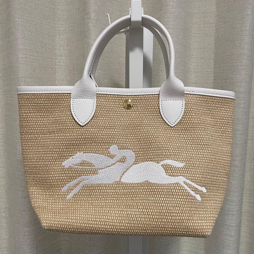 ロンシャン　かごバッグ　ルパニエプリアージュ