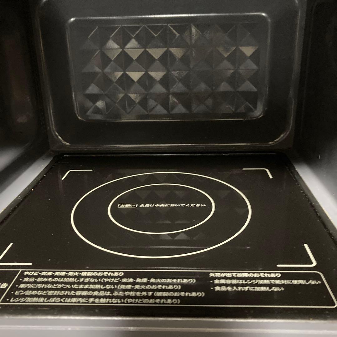 新生活に_電子レンジ_sirocaシロカ_SX-18D132_ブラック_説明書付