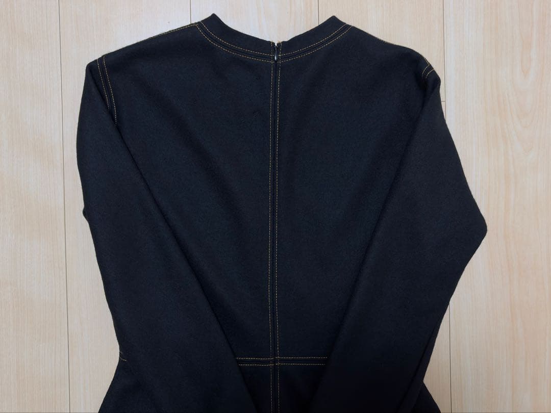 【美品】TODAYFUL ワンピース ジャージーバルーンドレス 黒