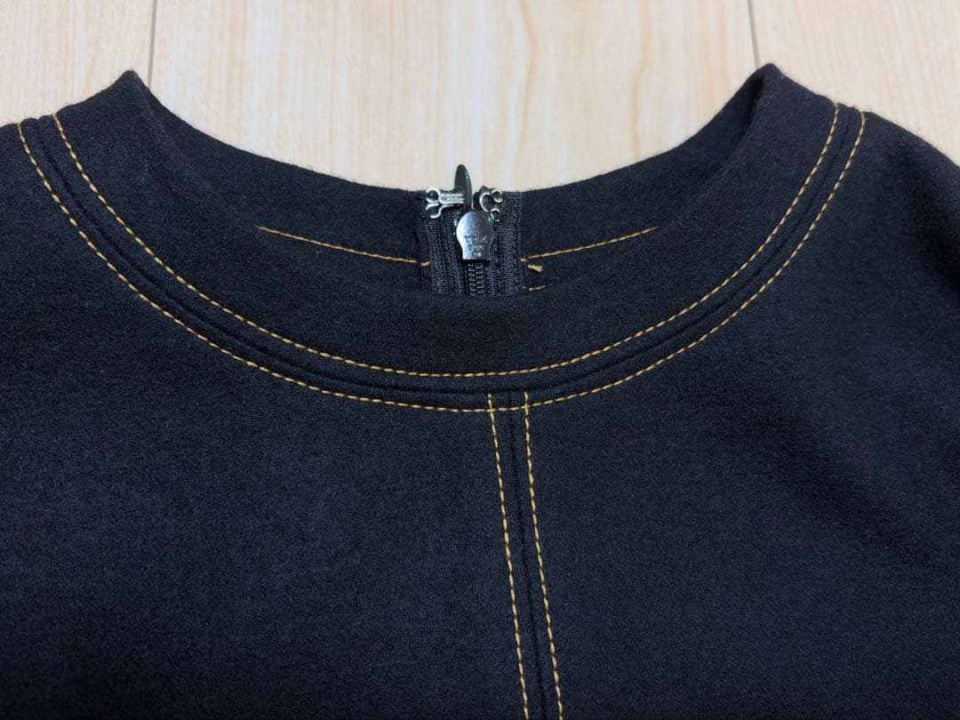 【美品】TODAYFUL ワンピース ジャージーバルーンドレス 黒