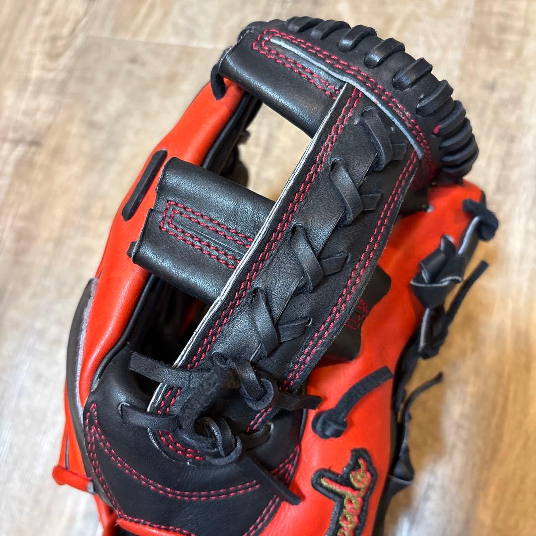 S h i pado赤黒 硬式グローブ