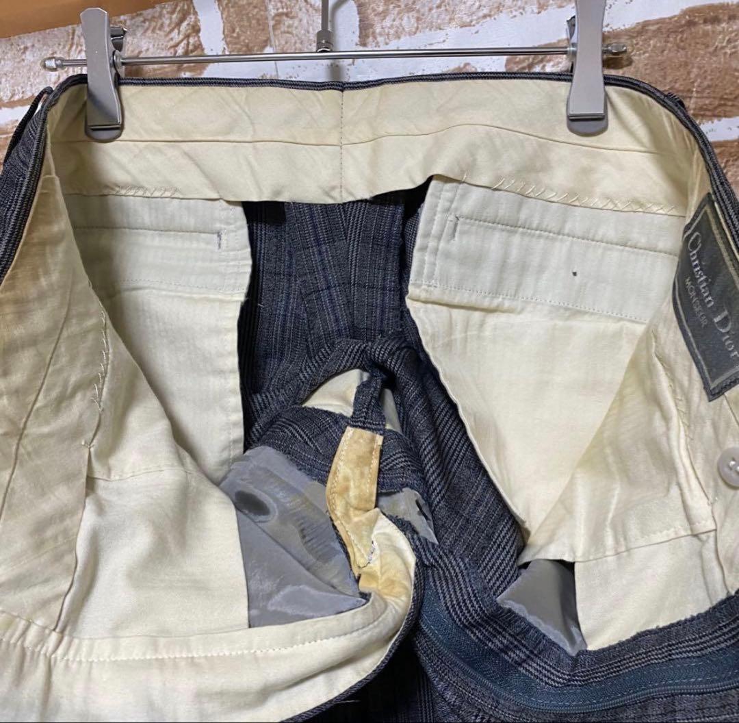 Christian Dior セットアップ　チェック柄　ダブルボタン