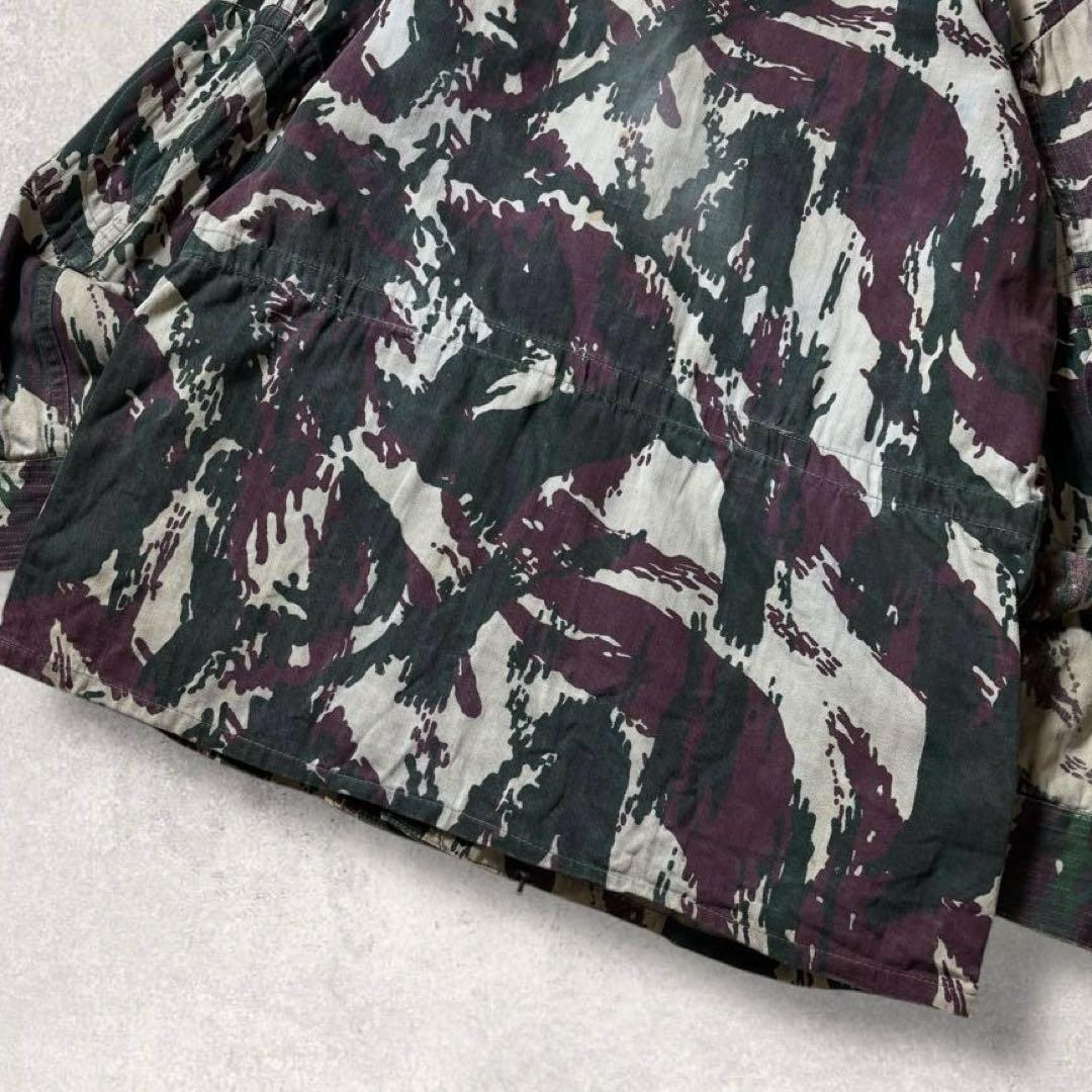 ポルトガル軍リザードカモ迷彩フィールドジャケットミリタリーカモフラ短丈軍モノ古着